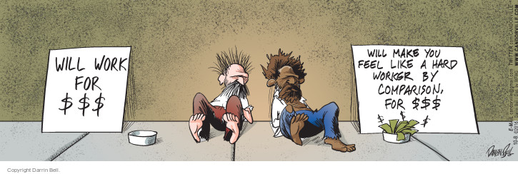 Comic Strip Darrin Bell  Candorville 2016-10-08 $$$