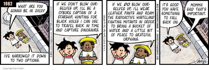 Comic Strip Darrin Bell  Candorville 2016-11-05 2012