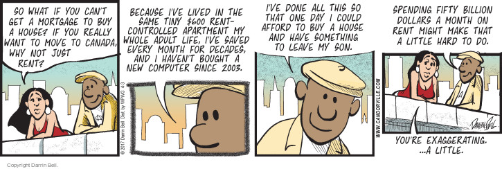 Comic Strip Darrin Bell  Candorville 2017-04-03 2003