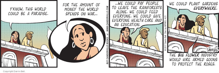 Comic Strip Darrin Bell  Candorville 2017-04-21 environment