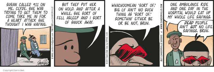 Comic Strip Darrin Bell  Candorville 2017-04-25 911