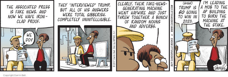 Comic Strip Darrin Bell  Candorville 2017-05-01 2020 election Donald Trump