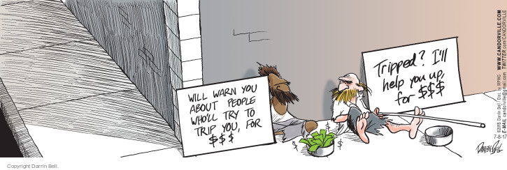 Comic Strip Darrin Bell  Candorville 2017-07-08 $$$