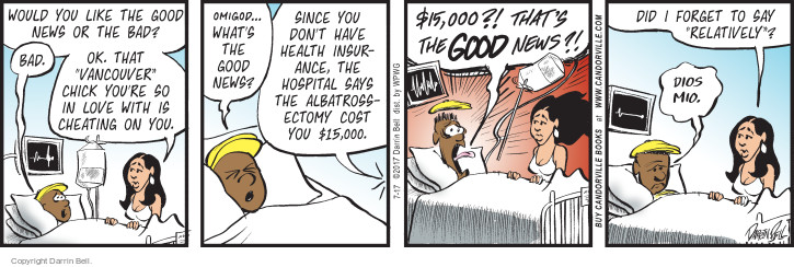 Comic Strip Darrin Bell  Candorville 2017-07-17 $15