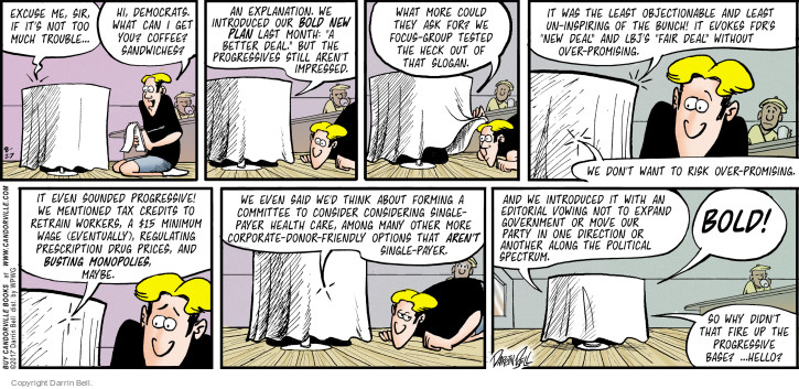 Comic Strip Darrin Bell  Candorville 2017-08-27 $15