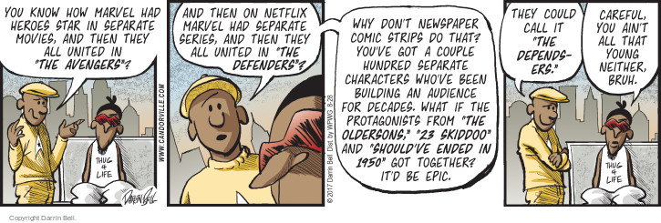 Comic Strip Darrin Bell  Candorville 2017-08-28 1950s