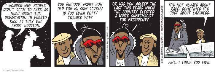 Comic Strip Darrin Bell  Candorville 2017-10-03 2016 election