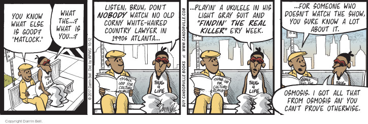 Comic Strip Darrin Bell  Candorville 2017-10-12 1990s