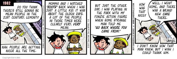 Comic Strip Darrin Bell  Candorville 2017-11-09 21st