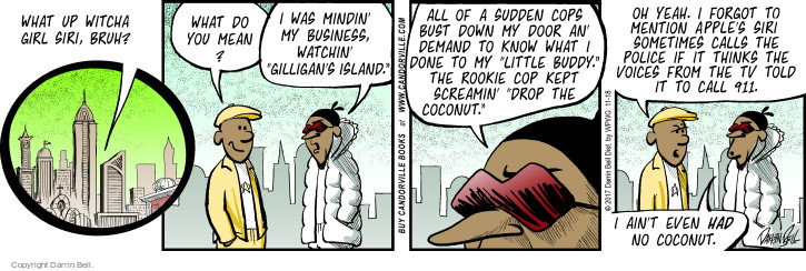 Comic Strip Darrin Bell  Candorville 2017-11-18 911