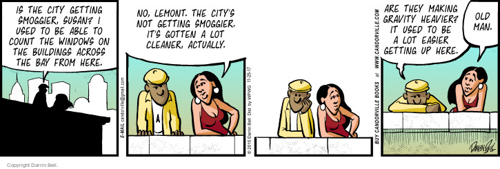 Comic Strip Darrin Bell  Candorville 2017-11-25 air pollution