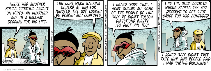 Comic Strip Darrin Bell  Candorville 2017-12-27 virtue