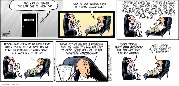 Comic Strip Darrin Bell  Candorville 2018-12-09 2018 election