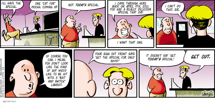 Comic Strip Darrin Bell  Candorville 2019-04-28 2011