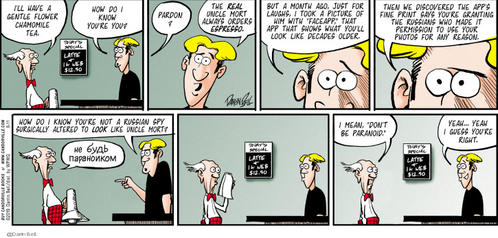 Comic Strip Darrin Bell  Candorville 2019-08-11 $12