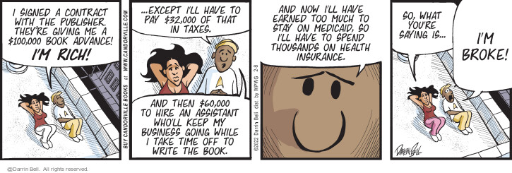 Comic Strip Darrin Bell  Candorville 2022-02-08 100