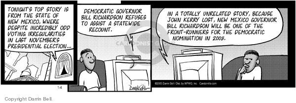 Comic Strip Darrin Bell  Candorville 2005-01-04 2004 election