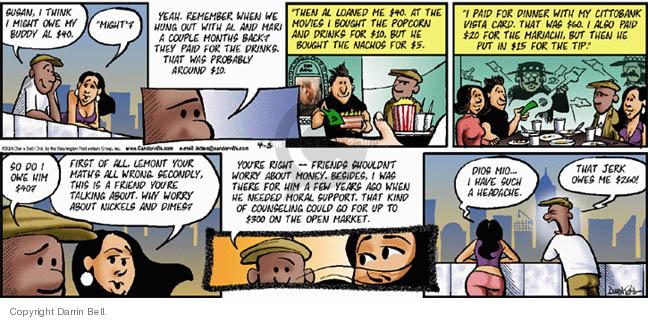 Comic Strip Darrin Bell  Candorville 2005-04-03 math