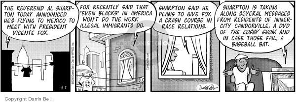 Comic Strip Darrin Bell  Candorville 2005-06-07 baseball