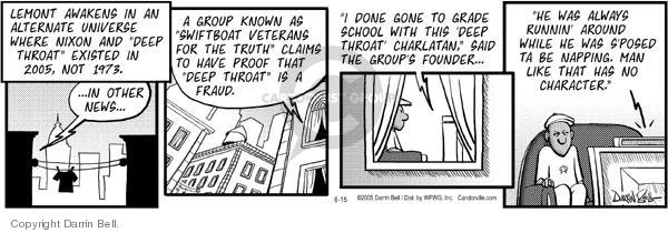 Comic Strip Darrin Bell  Candorville 2005-06-15 2004 election