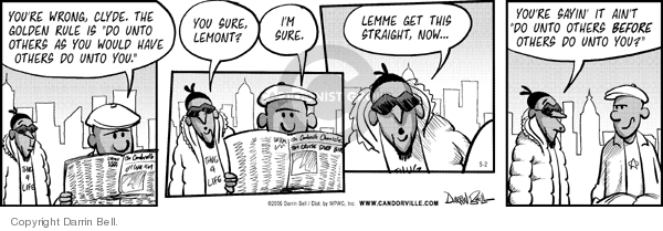 Comic Strip Darrin Bell  Candorville 2006-05-02 considerate