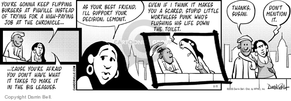 Comic Strip Darrin Bell  Candorville 2006-08-11 little league