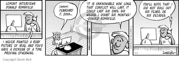 Comic Strip Darrin Bell  Candorville 2006-08-16 2003