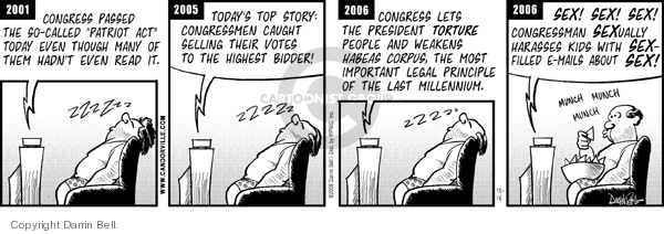 Comic Strip Darrin Bell  Candorville 2006-10-16 2005