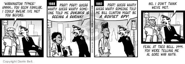 Comic Strip Darrin Bell  Candorville 2007-02-07 2000 election
