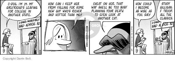 Comic Strip Darrin Bell  Candorville 2007-08-31 $19