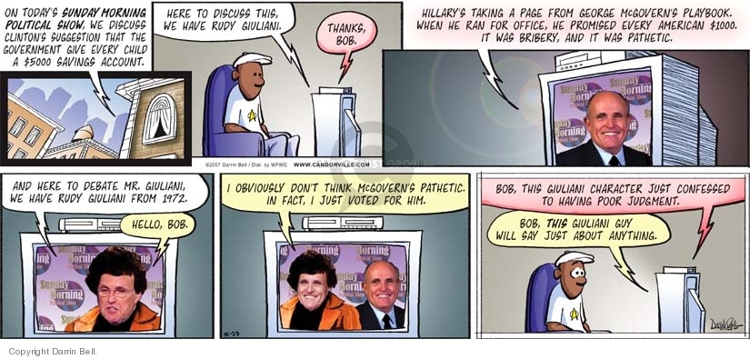 Comic Strip Darrin Bell  Candorville 2007-10-28 $2,000