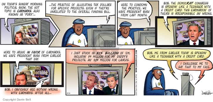 Comic Strip Darrin Bell  Candorville 2007-12-16 $24