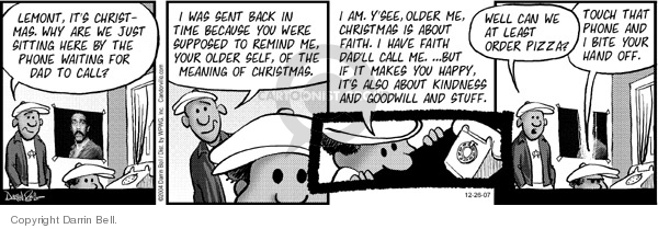 Comic Strip Darrin Bell  Candorville 2007-12-26 kindness