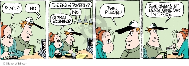 Comic Strip Signe Wilkinson  Family Tree 2009-01-21 environment