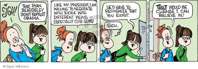 Comic Strip Signe Wilkinson  Family Tree 2009-01-23 2008 election