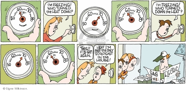 Comic Strip Signe Wilkinson  Family Tree 2009-02-01 environment