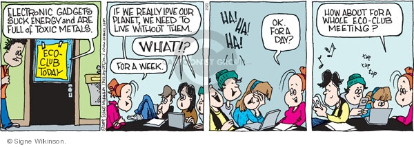 Comic Strip Signe Wilkinson  Family Tree 2009-02-20 environment