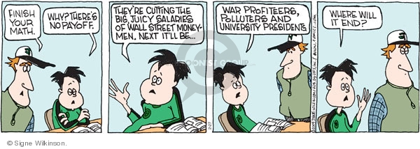 Comic Strip Signe Wilkinson  Family Tree 2009-02-27 math education