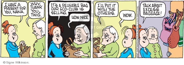 Comic Strip Signe Wilkinson  Family Tree 2009-03-02 environment