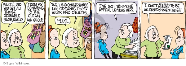 Comic Strip Signe Wilkinson  Family Tree 2009-03-03 environment