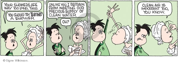 Comic Strip Signe Wilkinson  Family Tree 2009-03-20 environment