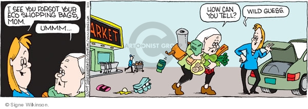 Comic Strip Signe Wilkinson  Family Tree 2009-03-23 environment