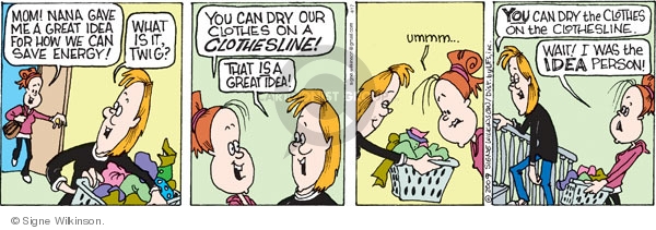 Comic Strip Signe Wilkinson  Family Tree 2009-04-17 environment