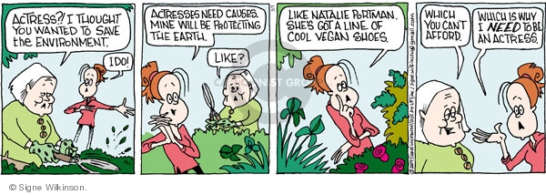 Comic Strip Signe Wilkinson  Family Tree 2009-05-01 environment