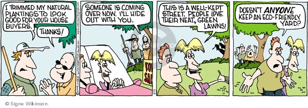 Comic Strip Signe Wilkinson  Family Tree 2009-08-15 environment