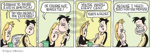 Comic Strip Signe Wilkinson  Family Tree 2009-09-16 $20