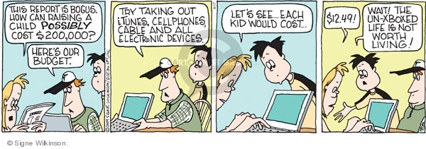 Comic Strip Signe Wilkinson  Family Tree 2009-09-17 $200