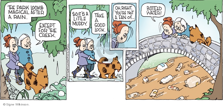 Comic Strip Signe Wilkinson  Family Tree 2009-10-04 environment