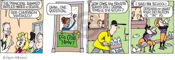 Comic Strip Signe Wilkinson  Family Tree 2009-11-09 environment