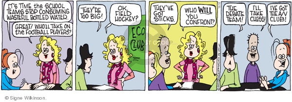 Comic Strip Signe Wilkinson  Family Tree 2009-11-10 environment